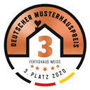 Deutscher Musterhauspreis 2020 für das Musterhaus Günzburg von Fertighaus WEISS